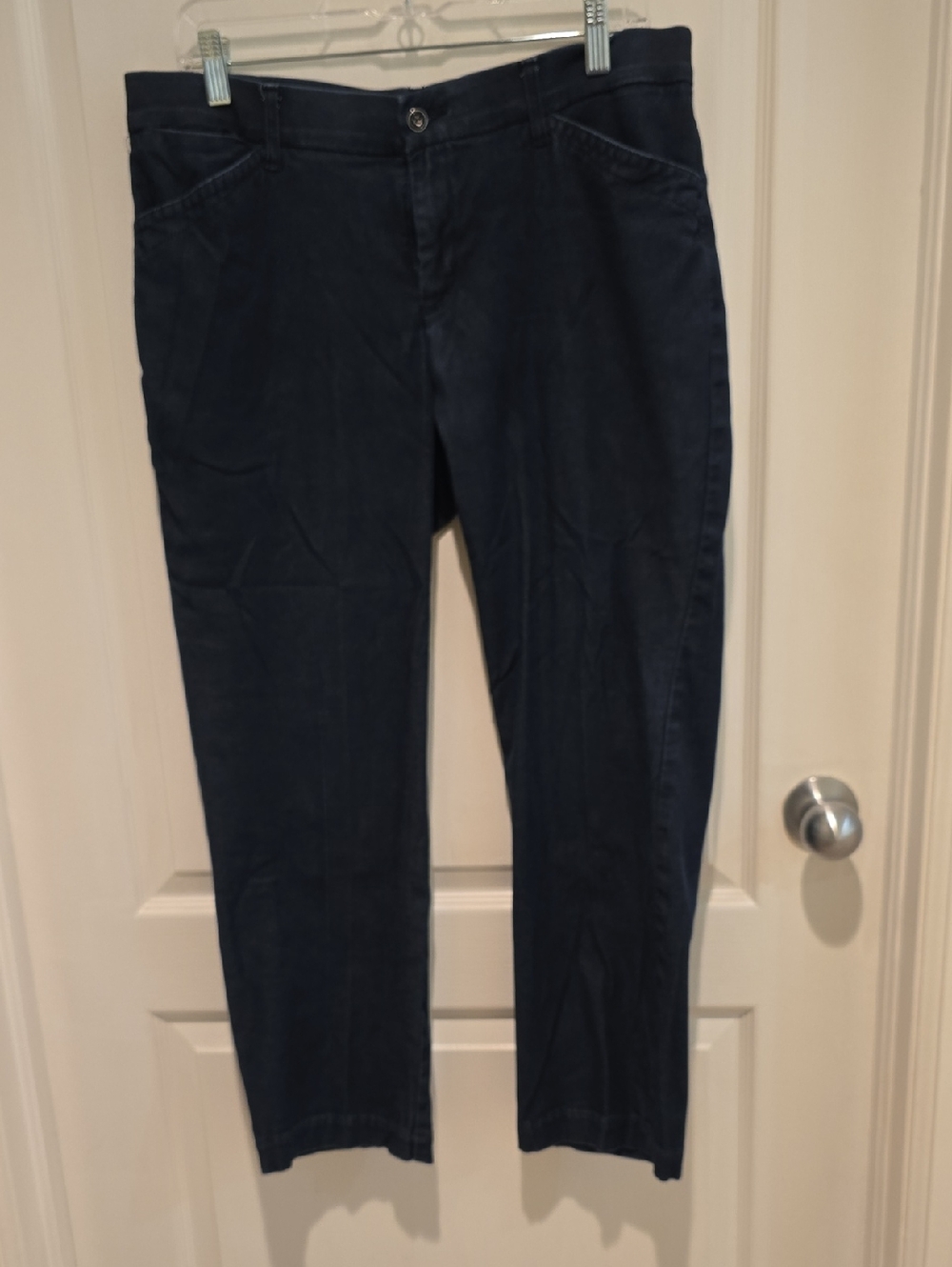 Lee Women's Dark Navy Blue Straight-Leg Jeans